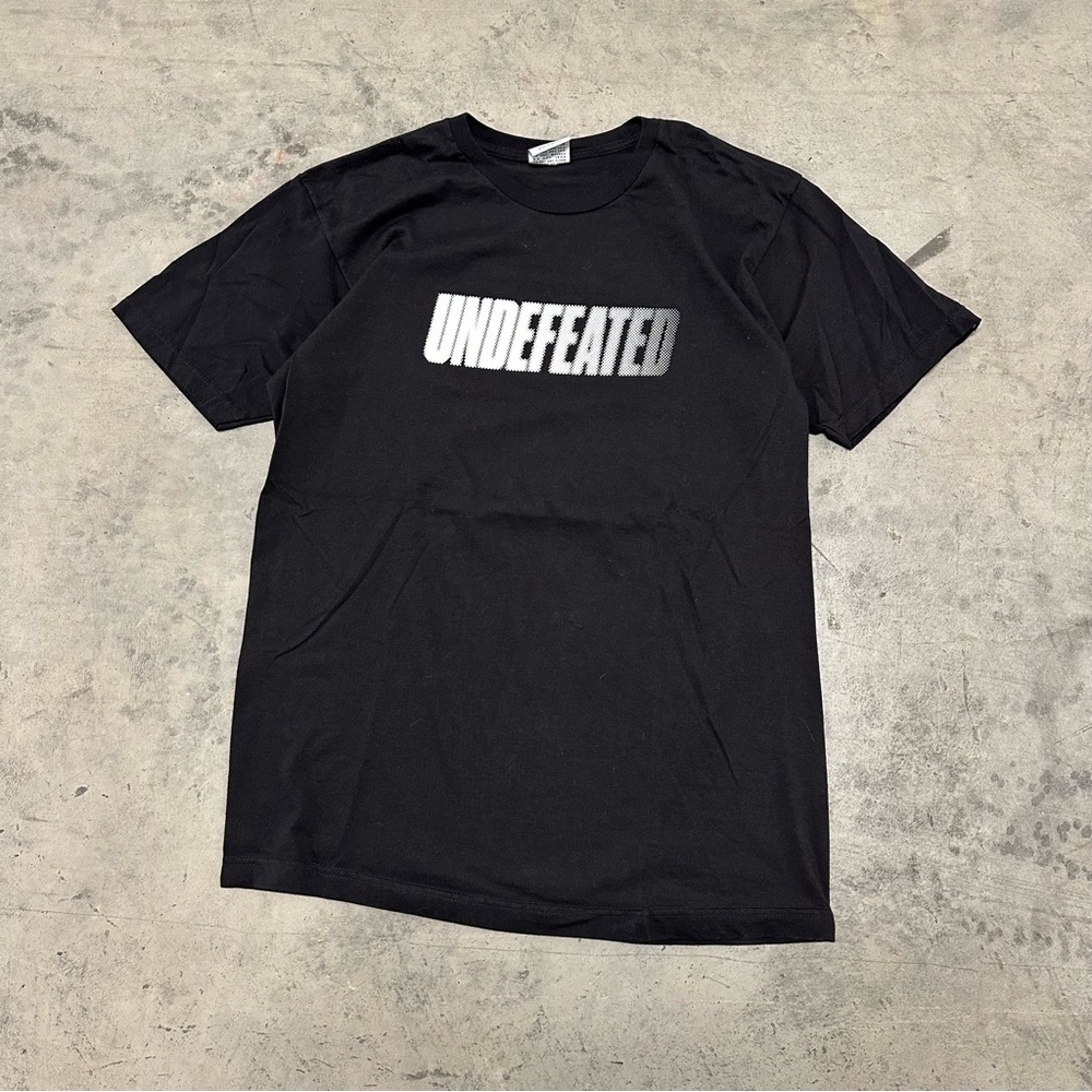 Undefeated Black Logo Fade Tee